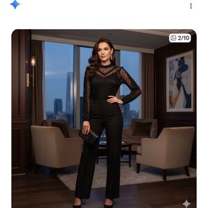 Elegant Black Lace Bodysuit for Women